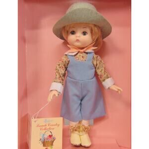 NEW 1989 Effanbee 9" Lil Li'l Innocents DOLL Jonathan French Country & Hat! 6902